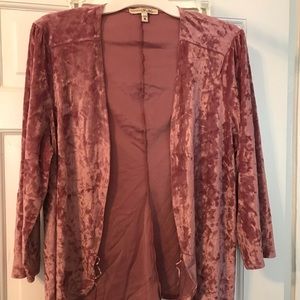 Express Crushed Velvet Blazer